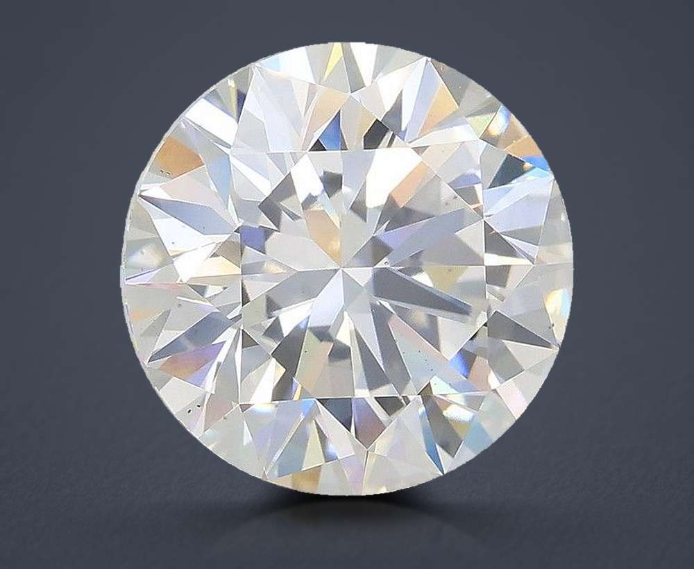 4.09 Carat Round Lab Diamond