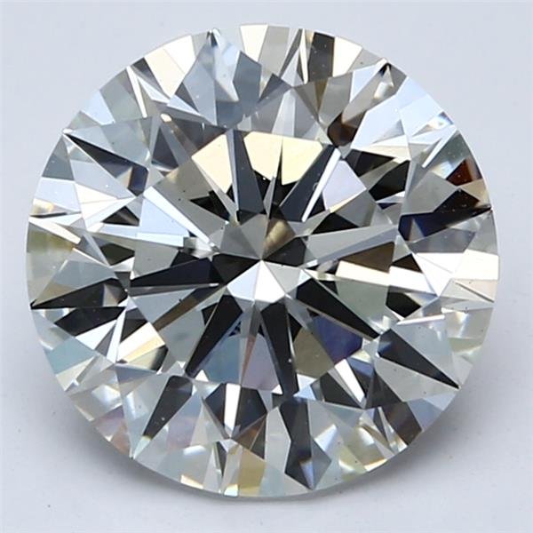 3.76ct F VS1 Rare Carat Ideal Cut Round Lab Grown Diamond