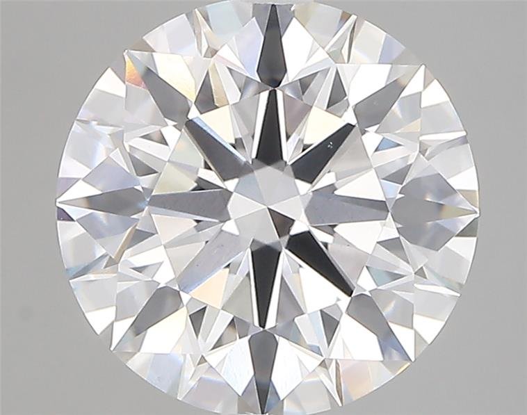 3.74 Carat Round Lab Diamond