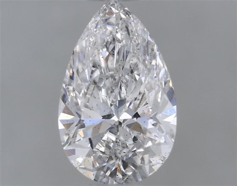 0.58ct E SI1 Rare Carat Ideal Cut Pear Lab Grown Diamond