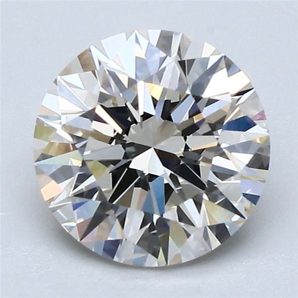 2.09ct K VVS2 Rare Carat Ideal Cut Round Diamond