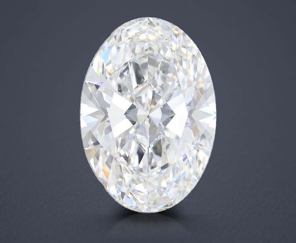12.32 Carat Oval Lab Diamond