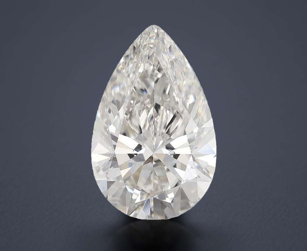 6.00 Carat Pear Lab Diamond