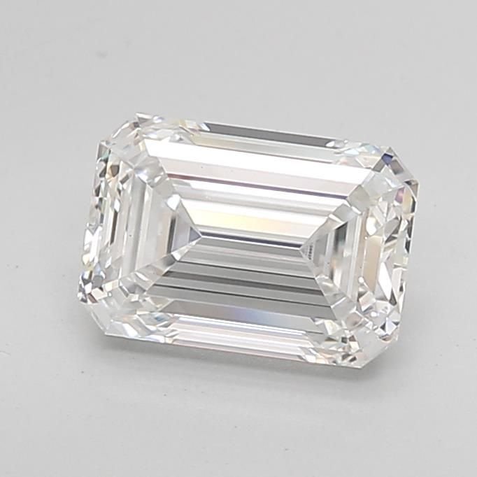 2.30ct E VS1 Excellent Cut Emerald Lab Grown Diamond