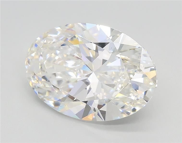 2.52ct F VS1 Rare Carat Ideal Cut Oval Lab Grown Diamond