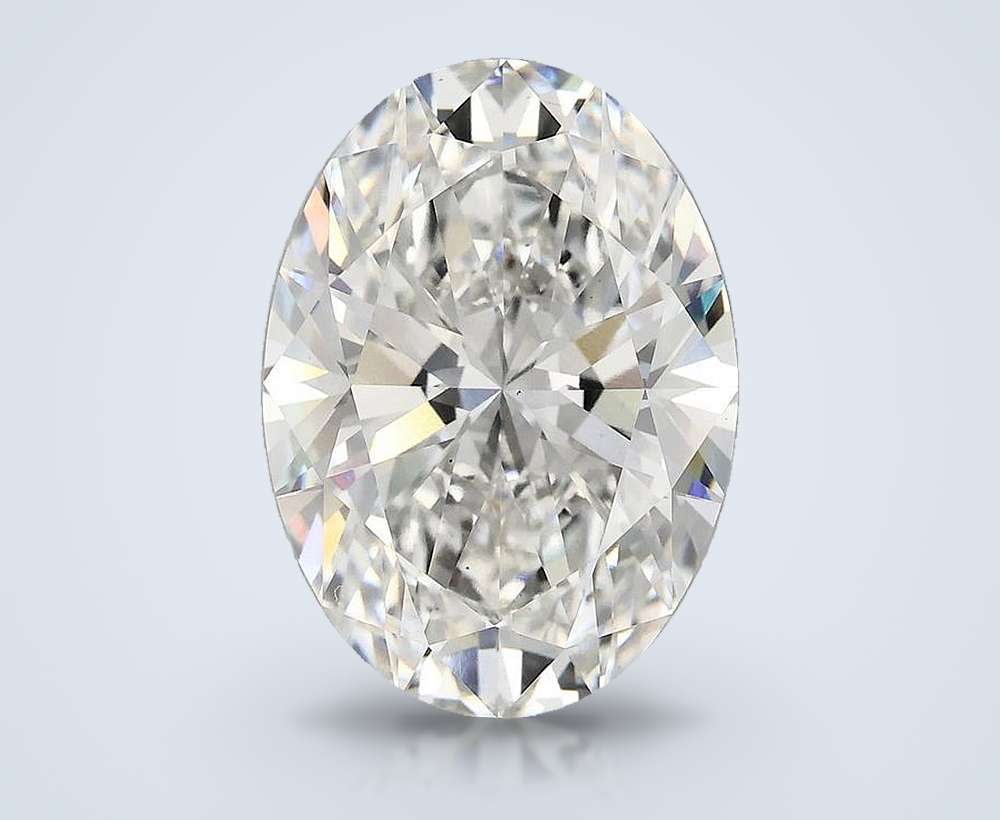 7.87 Carat Oval Lab Diamond