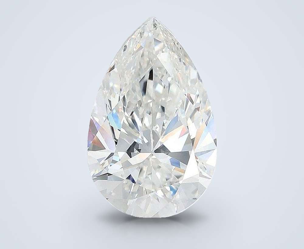 5.75 Carat Pear Lab Diamond