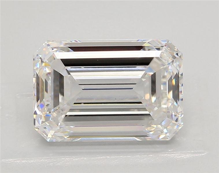 4.78ct E VS2 Rare Carat Ideal Cut Emerald Lab Grown Diamond