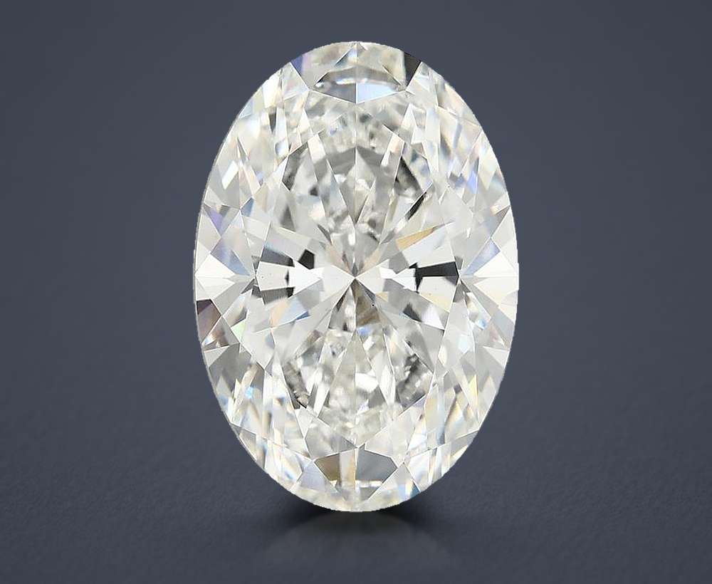 8.16 Carat Oval Lab Diamond