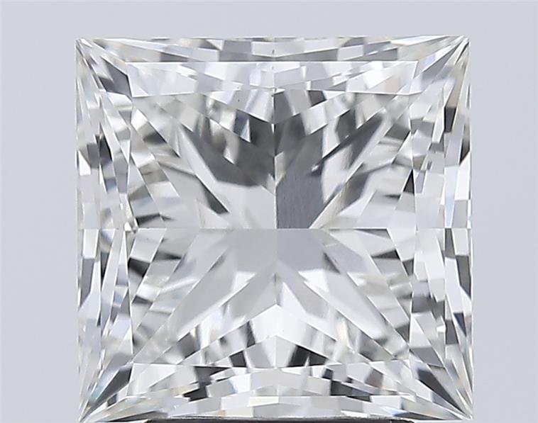 5.03ct H VS1 Rare Carat Ideal Cut Princess Lab Grown Diamond