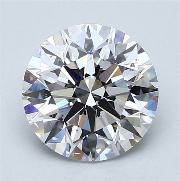 2.21ct D SI1 Rare Carat Ideal Cut Round Diamond