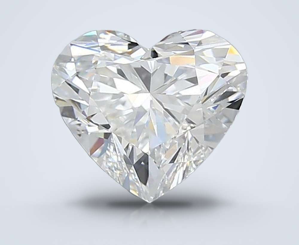 2.50 Carat Heart Lab Diamond