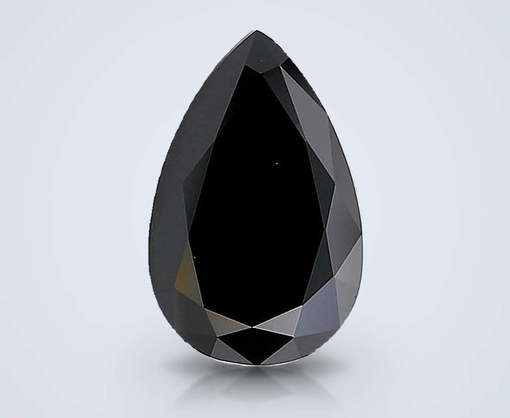 1.48 Ct. Fancy Black Pear Lab Diamond