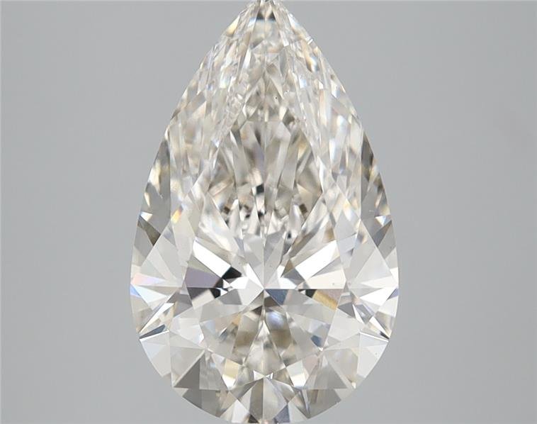 2.60ct H VS1 Rare Carat Ideal Cut Pear Lab Grown Diamond