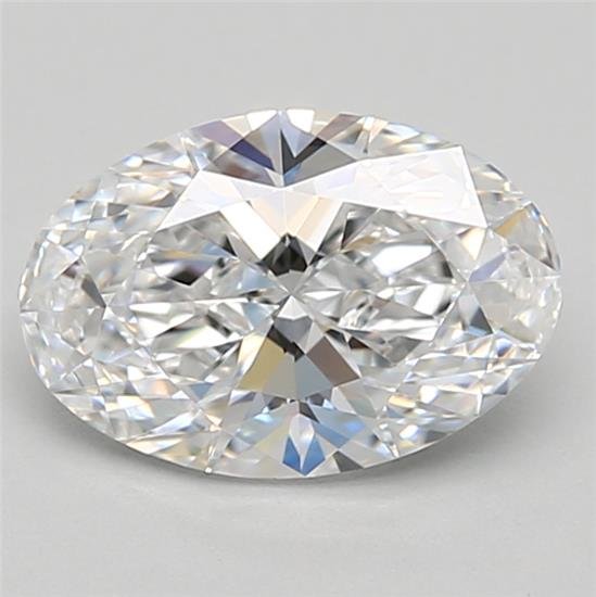 1.07ct D VVS1 Rare Carat Ideal Cut Oval Lab Grown Diamond