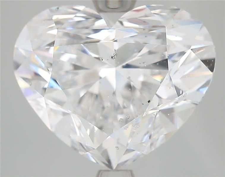 4.16ct D SI2 Rare Carat Ideal Cut Heart Diamond