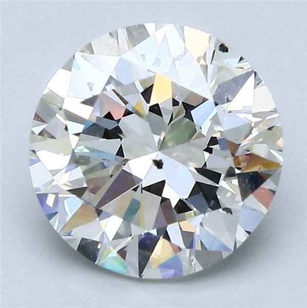 3.01ct I SI2 Very Good Cut Round Diamond