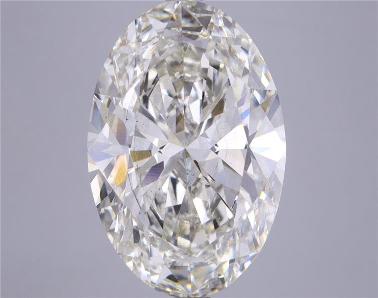 7.83ct I SI1 Rare Carat Ideal Cut Oval Lab Grown Diamond