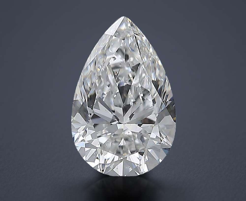 1.70 Carat Pear Natural Diamond