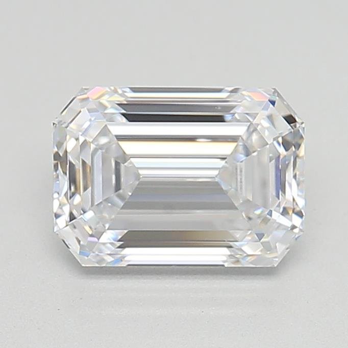 0.97ct D VVS1 Excellent Cut Emerald Lab Grown Diamond