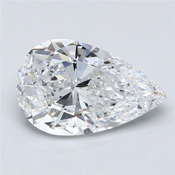 1.51ct D SI2 Very Good Cut Pear Diamond