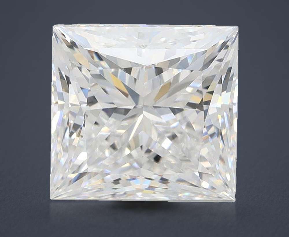 3.85 Carat Princess Lab Diamond