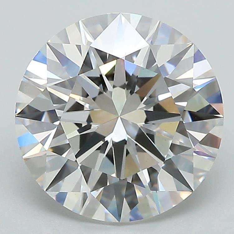 3.06ct F VS1 Rare Carat Ideal Cut Round Lab Grown Diamond