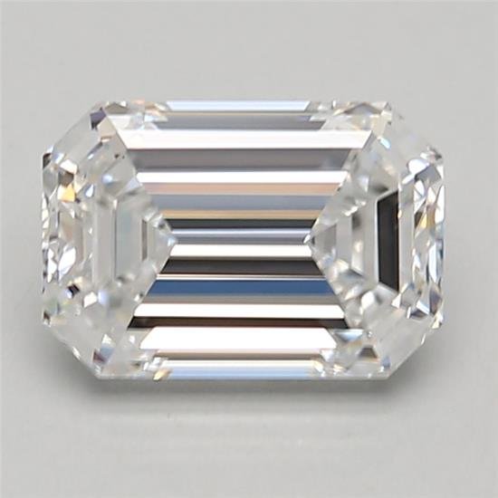 1.21ct D VVS2 Rare Carat Ideal Cut Emerald Lab Grown Diamond
