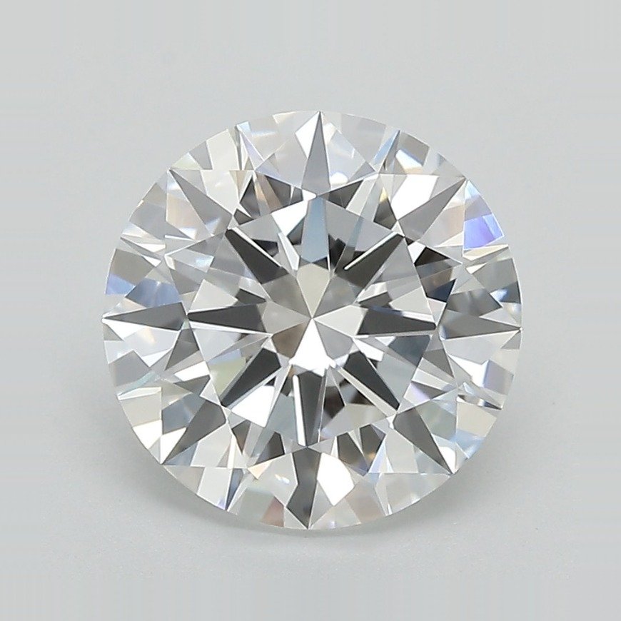 3.23ct E VVS2 Rare Carat Ideal Cut Round Lab Grown Diamond