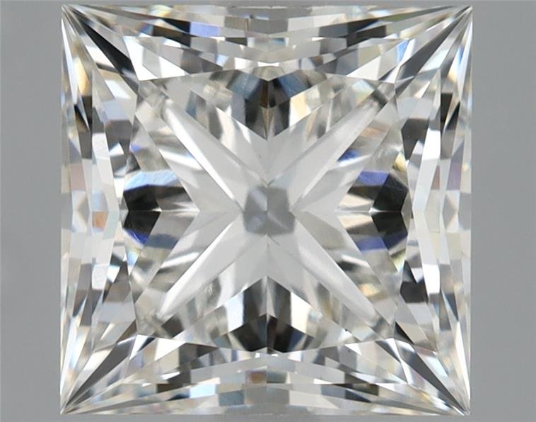 2.22ct H VS1 Rare Carat Ideal Cut Princess Lab Grown Diamond