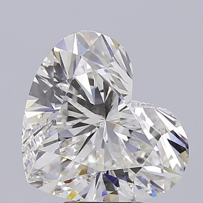 5.06ct F VS2 Rare Carat Ideal Cut Heart Lab Grown Diamond