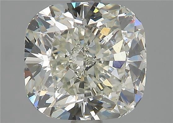 2.60ct K VS2 Rare Carat Ideal Cut Cushion Diamond