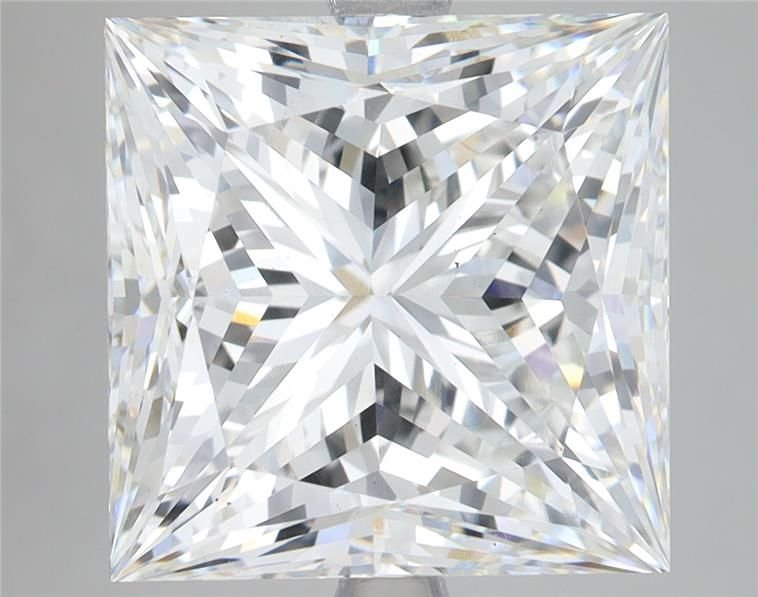 10.00ct G VS2 Rare Carat Ideal Cut Princess Lab Grown Diamond