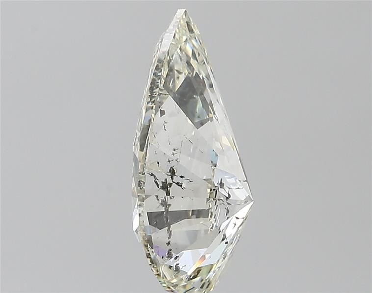 4.02ct J SI2 Rare Carat Ideal Cut Pear Diamond