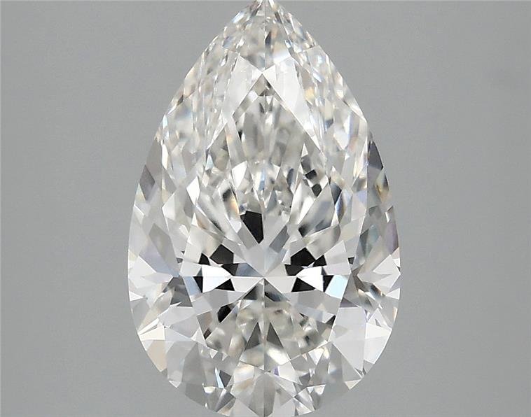 2.57 Carat Pear Lab Diamond