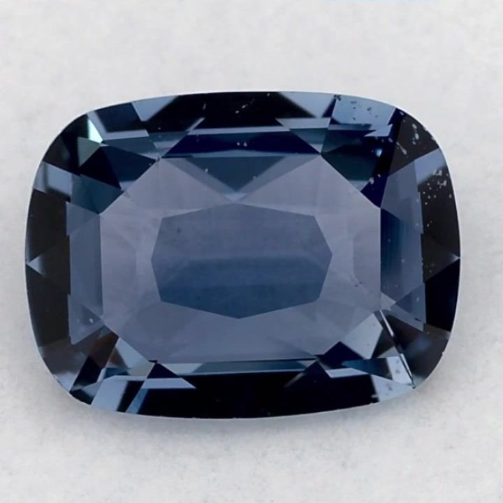 2.73 Carat Blue Cushion Sapphire