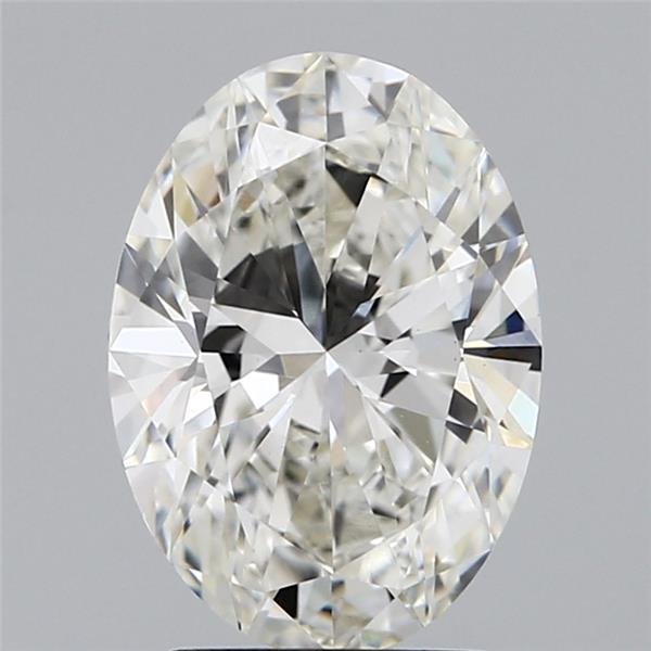 2.05ct H VS1 Rare Carat Ideal Cut Oval Lab Grown Diamond