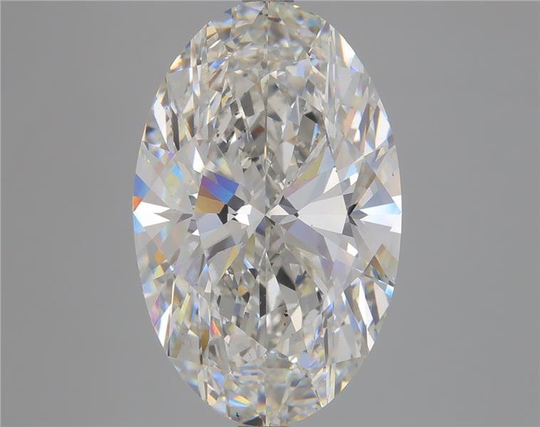 7.32ct G SI1 Rare Carat Ideal Cut Oval Lab Grown Diamond