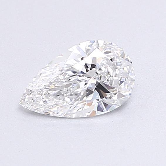 0.61ct D VVS2 Rare Carat Ideal Cut Pear Lab Grown Diamond
