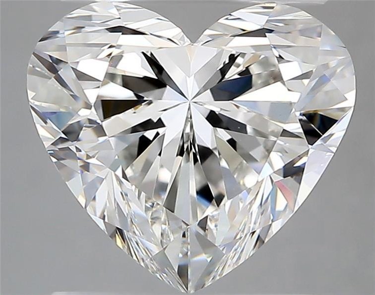 4.35ct G VS1 Rare Carat Ideal Cut Heart Diamond