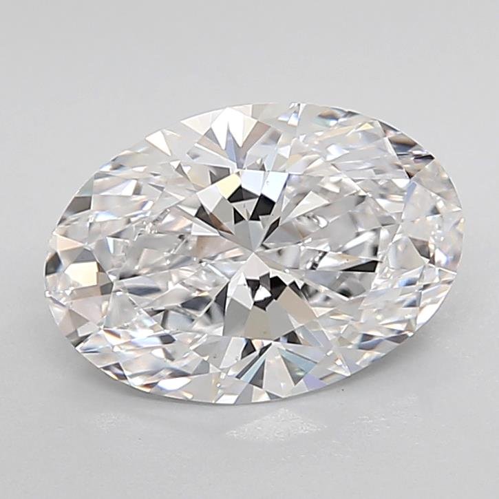 2.52ct D VS2 Rare Carat Ideal Cut Oval Lab Grown Diamond