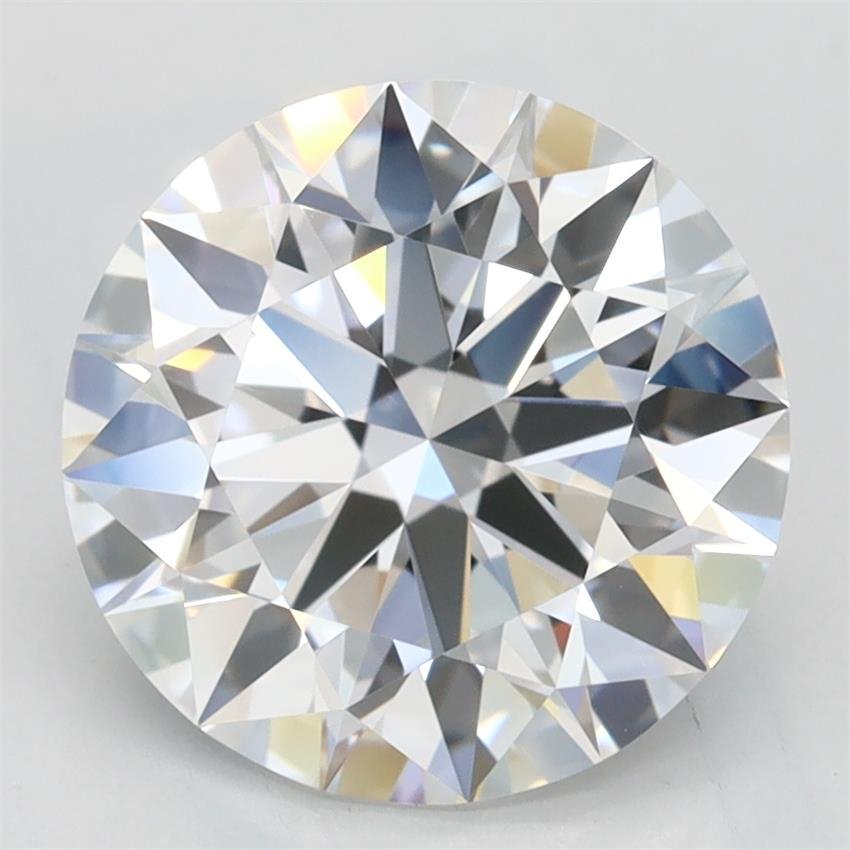 2.67ct D VVS1 Rare Carat Ideal Cut Round Lab Grown Diamond