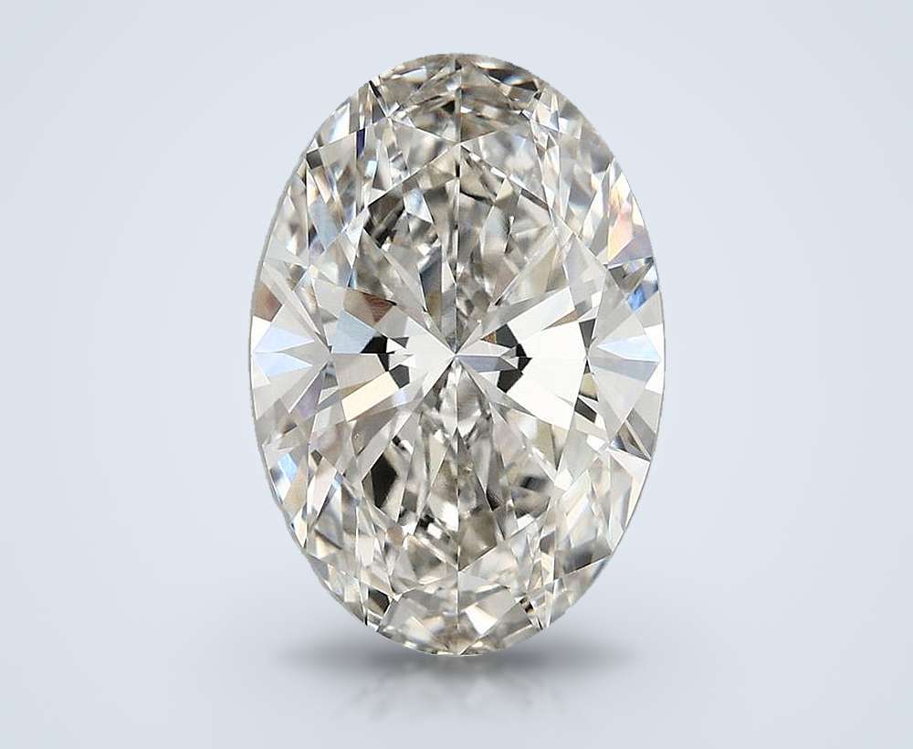 4.90 Carat Oval Lab Diamond