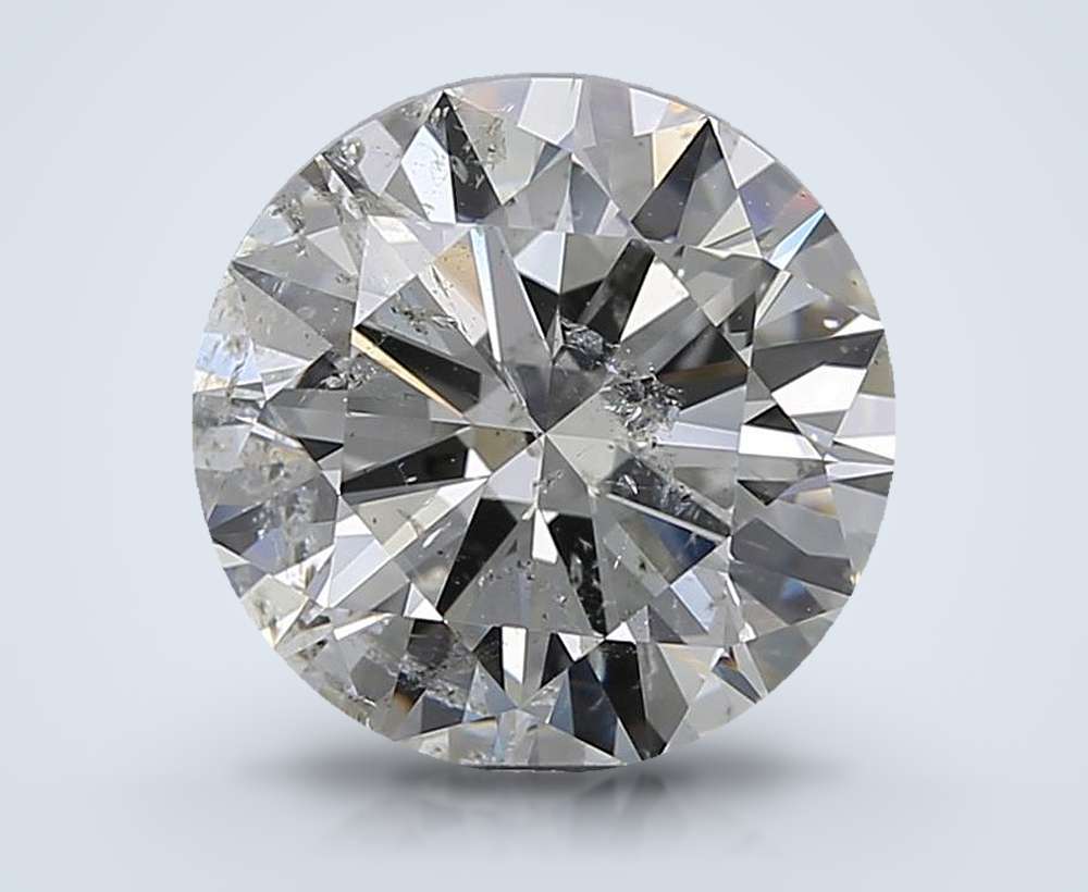 2.93 Carat Round Natural Diamond
