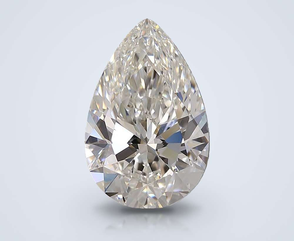 3.66 Carat Pear Lab Diamond
