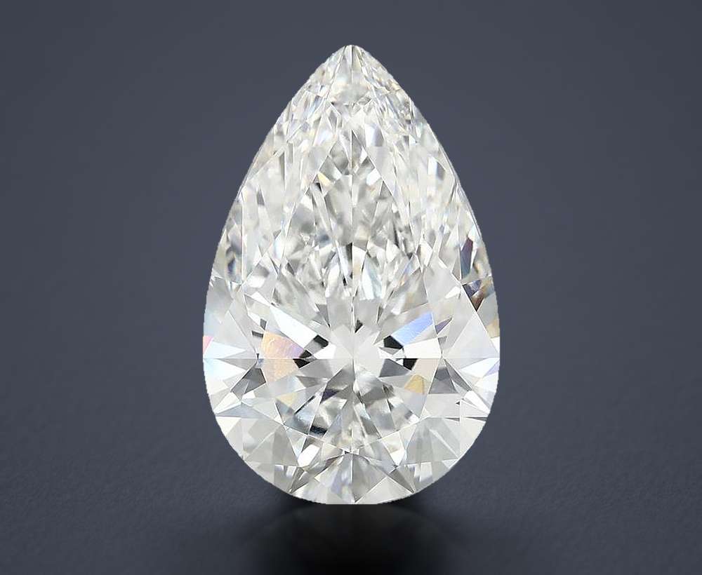 8.04 Carat Pear Lab Diamond