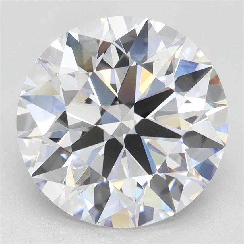 3.27ct E VVS1 Rare Carat Ideal Cut Round Lab Grown Diamond