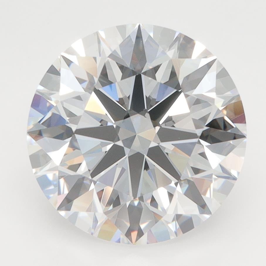 4.09ct D VVS1 Rare Carat Ideal Cut Round Lab Grown Diamond
