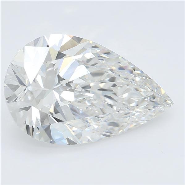 3.19ct G VS1 Rare Carat Ideal Cut Pear Lab Grown Diamond