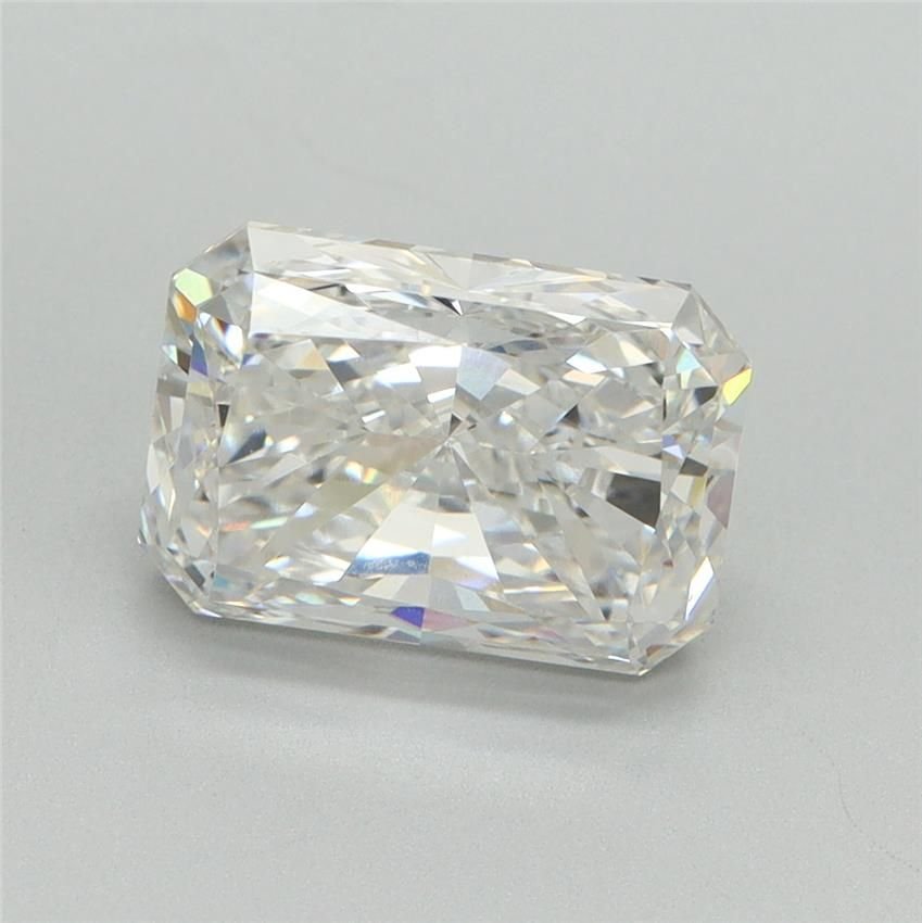 3.04ct E VS1 Rare Carat Ideal Cut Radiant Lab Grown Diamond